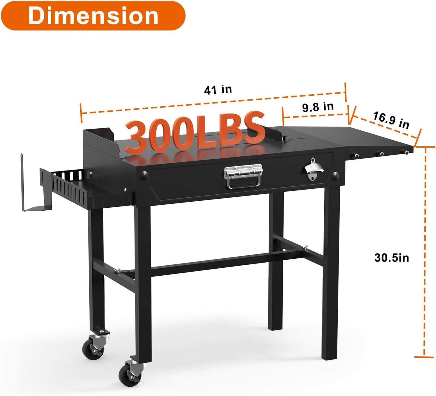 CasaFlame-Portable Folding Grill Table